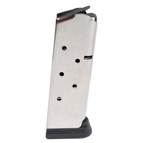 Colt Combat Officer Handgun Magazine Stainless with Bumper .45 ACP 7/rd - Colt