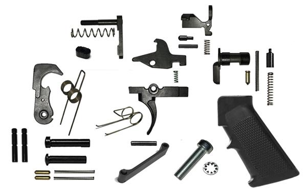 AR-15 Complete Lower Parts Kit - St. Trigger- Bagged - Del-Ton