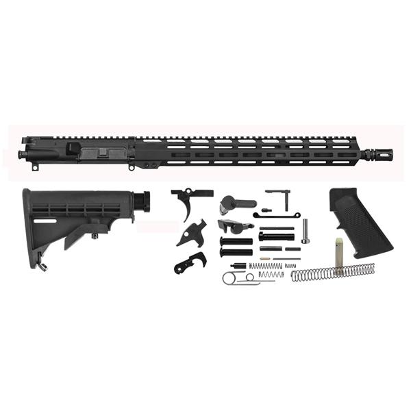 Del-Ton 16'' 1x7 Light Weight Mid Length Rifle Kit w/ 15" MLOK Handguard - Del-Ton