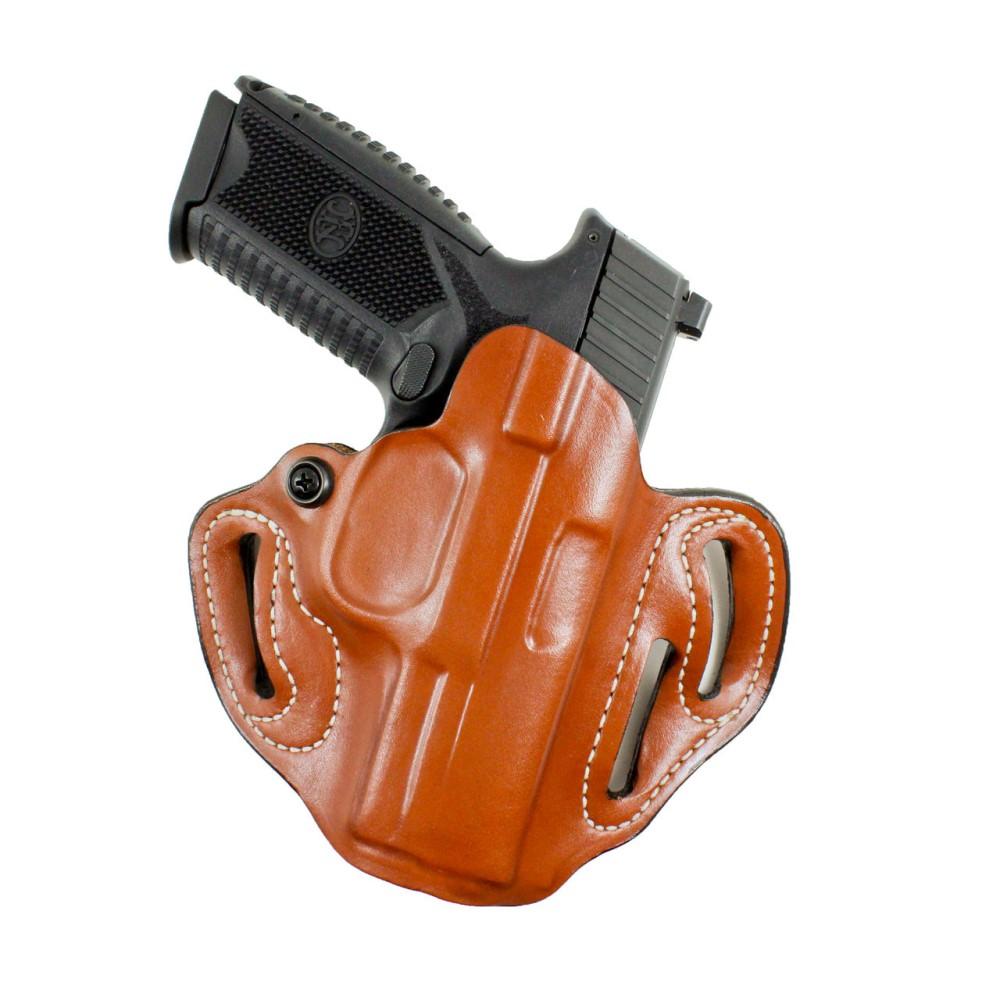 DeSantis #002 Speed Scabbard Holster for Colt 1911 5" Tan RH - DeSantis