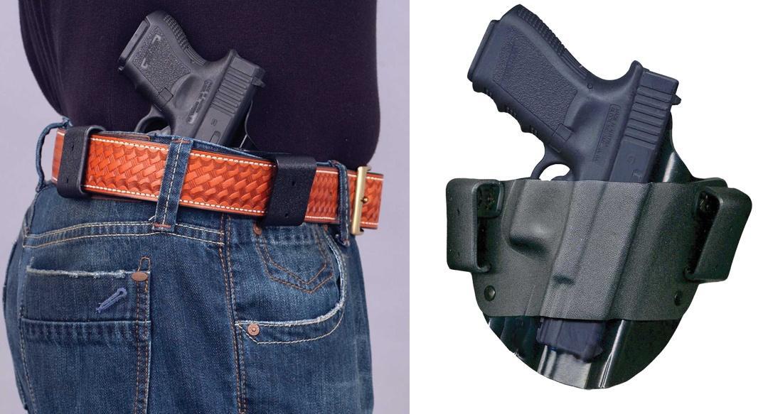 DeSantisSig P225, P228 Scorpion-Style 038, Right Hand, Black Kydex - DeSantis Holsters