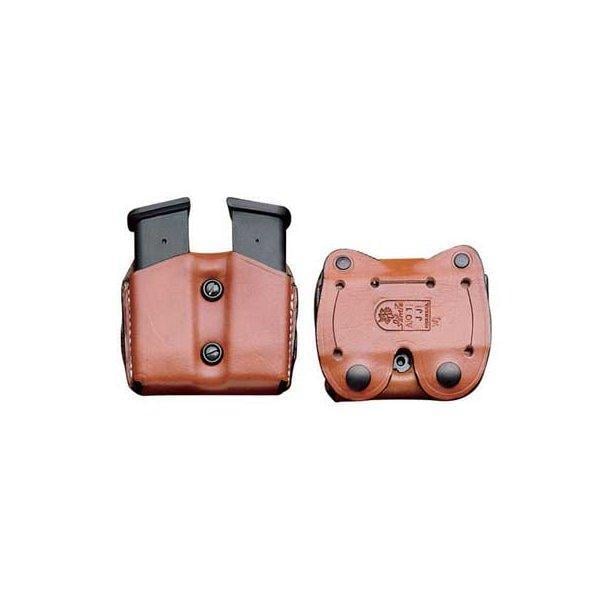 Desantis Double Magazine Pouch for Glock 43 Tan - DeSantis