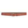 DeSantis Fancy Stitch Lined Belt 15 Tan