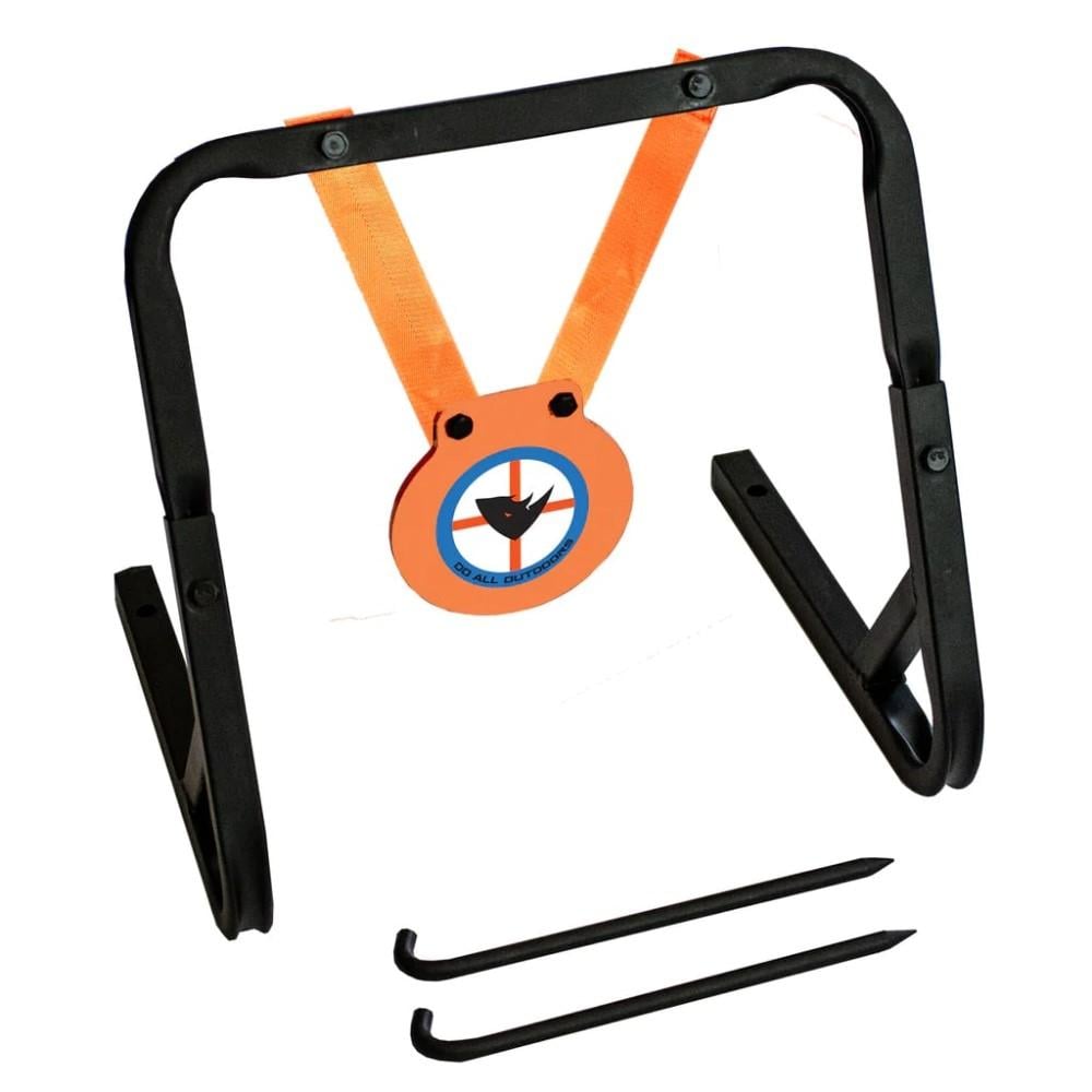 Do All Outdoors .22 Mini Gong with Stand Orange - Do-All Outdoors