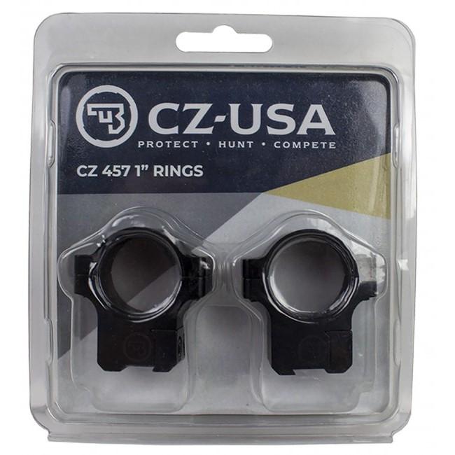 CZ Rings 457 455 1" 11mm Dovetail Aluminum Base Height 0.575" - CZ-USA