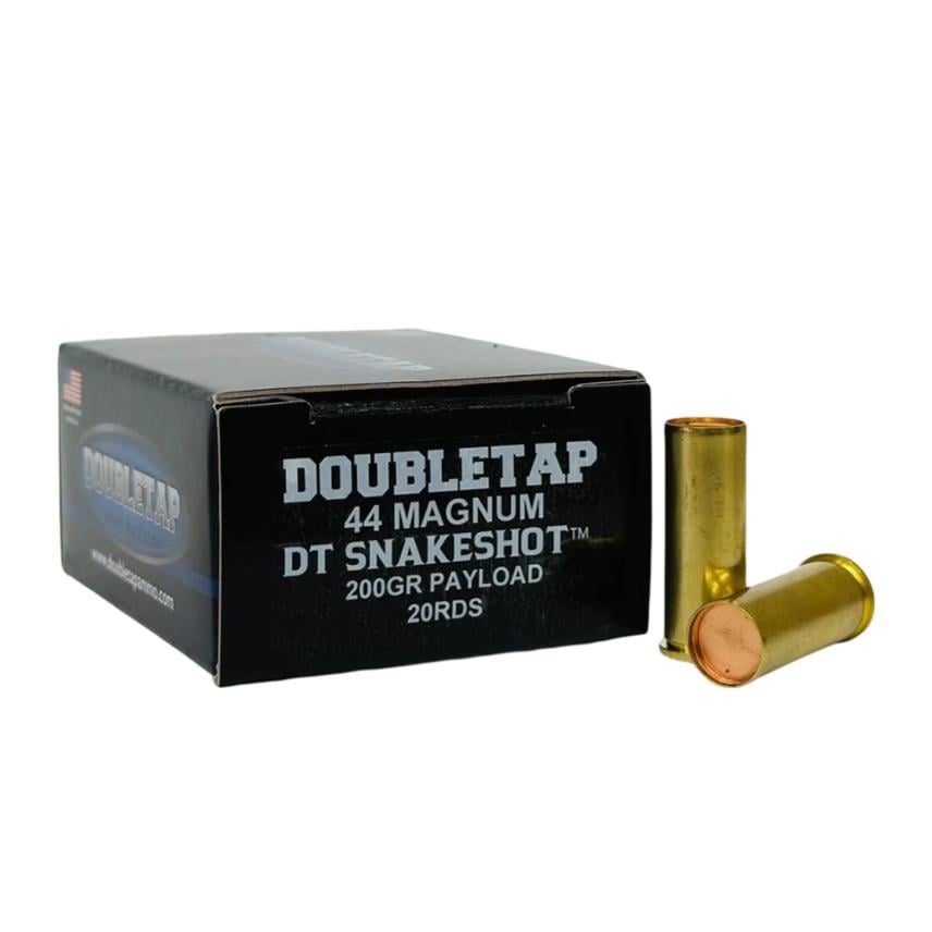 Double Tap DT Snake Shot Handgun Ammunition .44 Mag 200gr #9 Shot 1000 ...