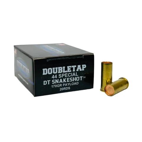 Double Tap DT Snakeshot Handgun Ammunition 44 Spl 70gr #9 1000 fps 20rds - Double Tap