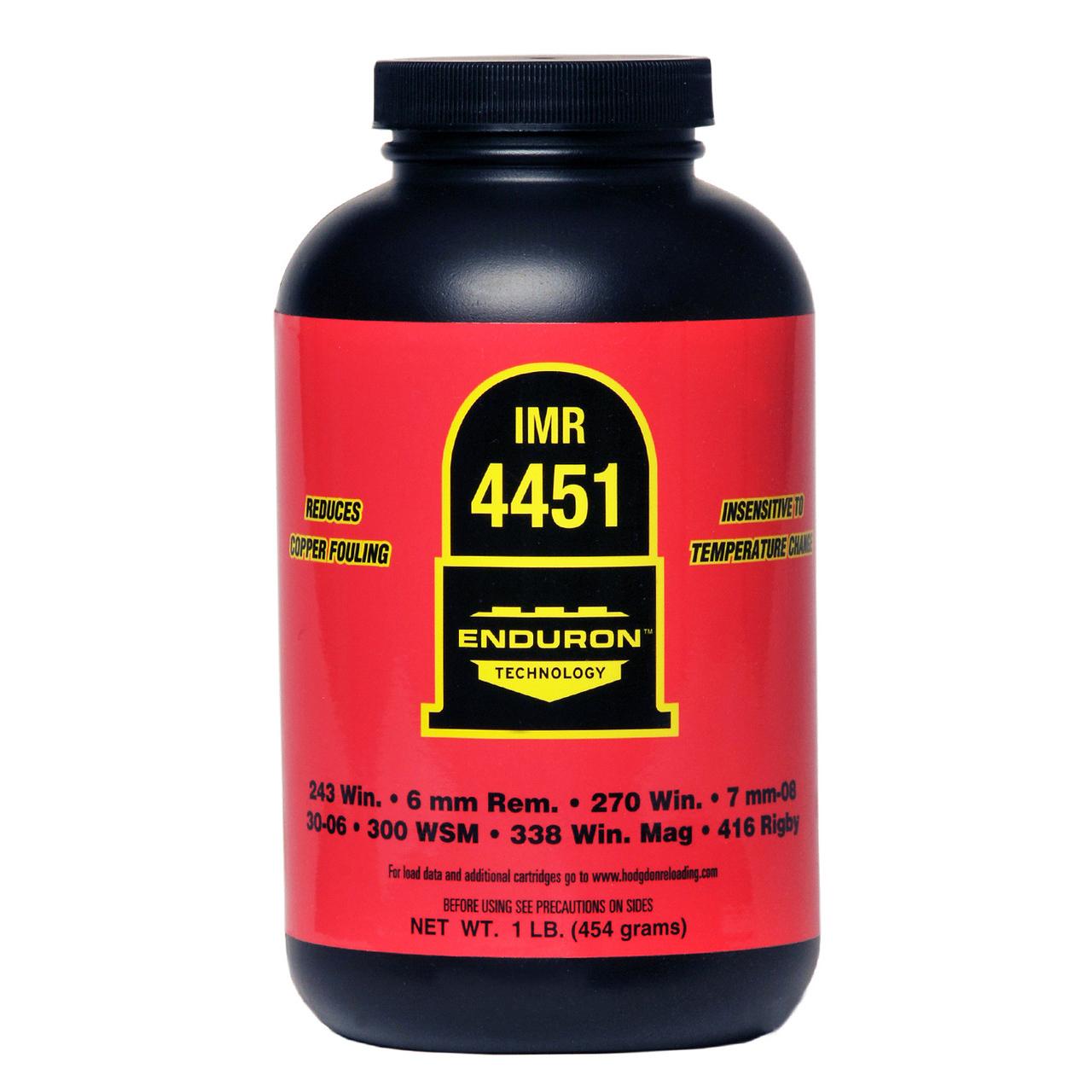 IMR 4451 Enduron Rifle Powder - 1 lb - IMR Powder