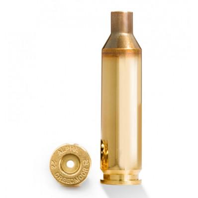 Alpha Munitions Ultra Premium Unprimed Brass Cartridge Cases .22 Creedmoor - Large Rifle Primer 100/Box - Alpha Munitions