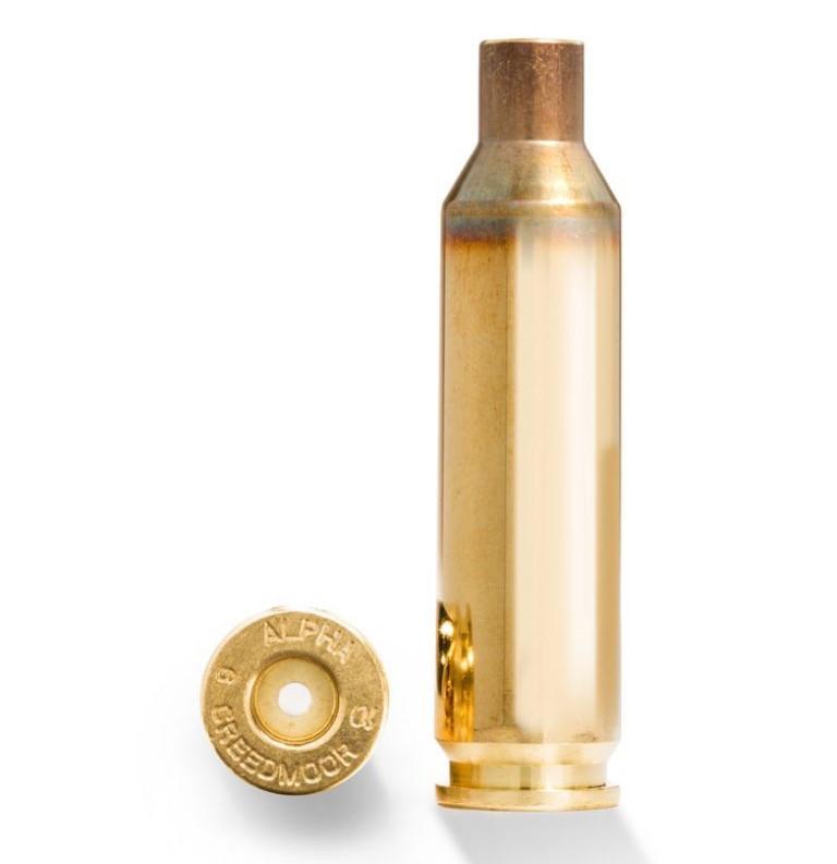 Alpha Munitions Ultra Premium Unprimed Brass Cartridge Cases 6mm Creedmoor - Large Rifle Primer 100/Box - Alpha Munitions