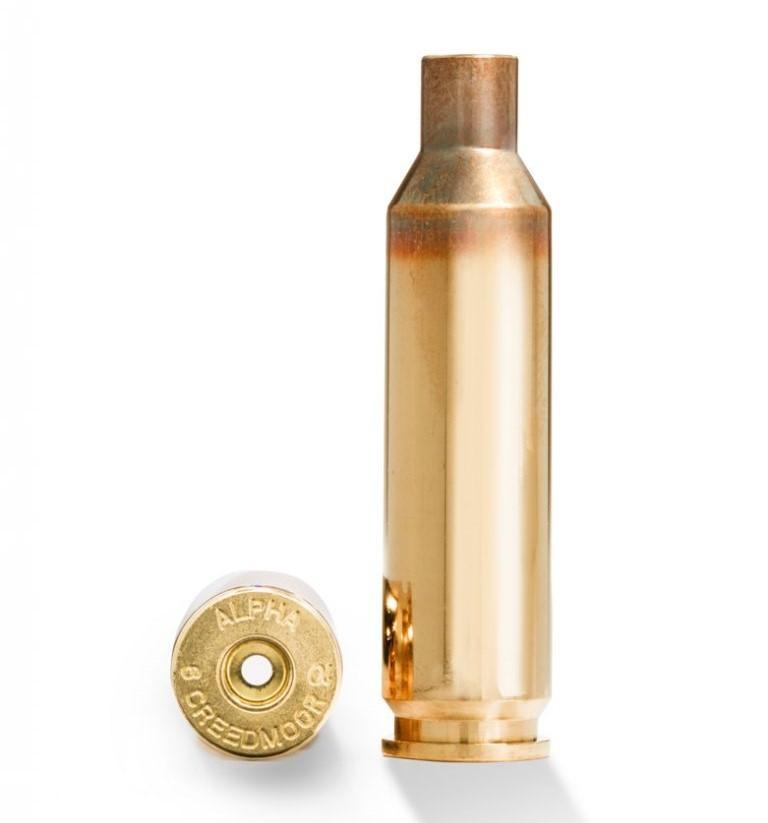 Alpha Munitions Ultra Premium Unprimed Brass Cartridge Cases 6mm Creedmoor - Small Rifle Primer 100/Box - Alpha Munitions