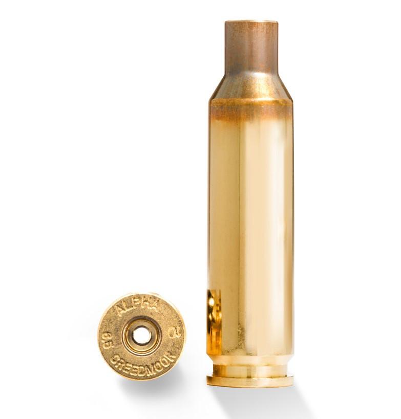 Alpha Munitions Ultra Premium Unprimed Brass Cartridge Cases 6.5 Creedmoor - Small Rifle Primer 100/ct - Alpha Munitions