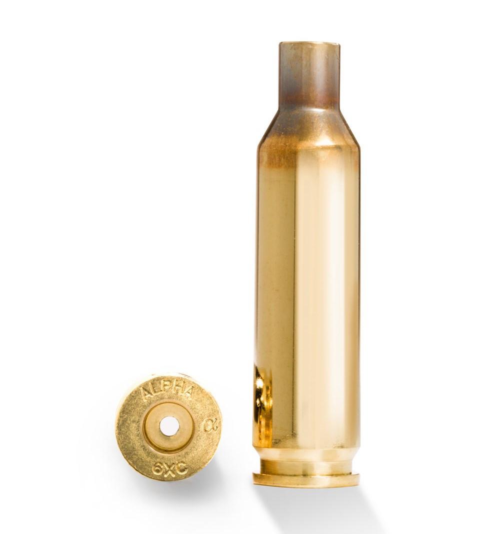 Alpha Munitions Ultra Premium Unprimed Brass Cartridge Cases 6XC - Large Rifle Primer 100/Box - Alpha Munitions