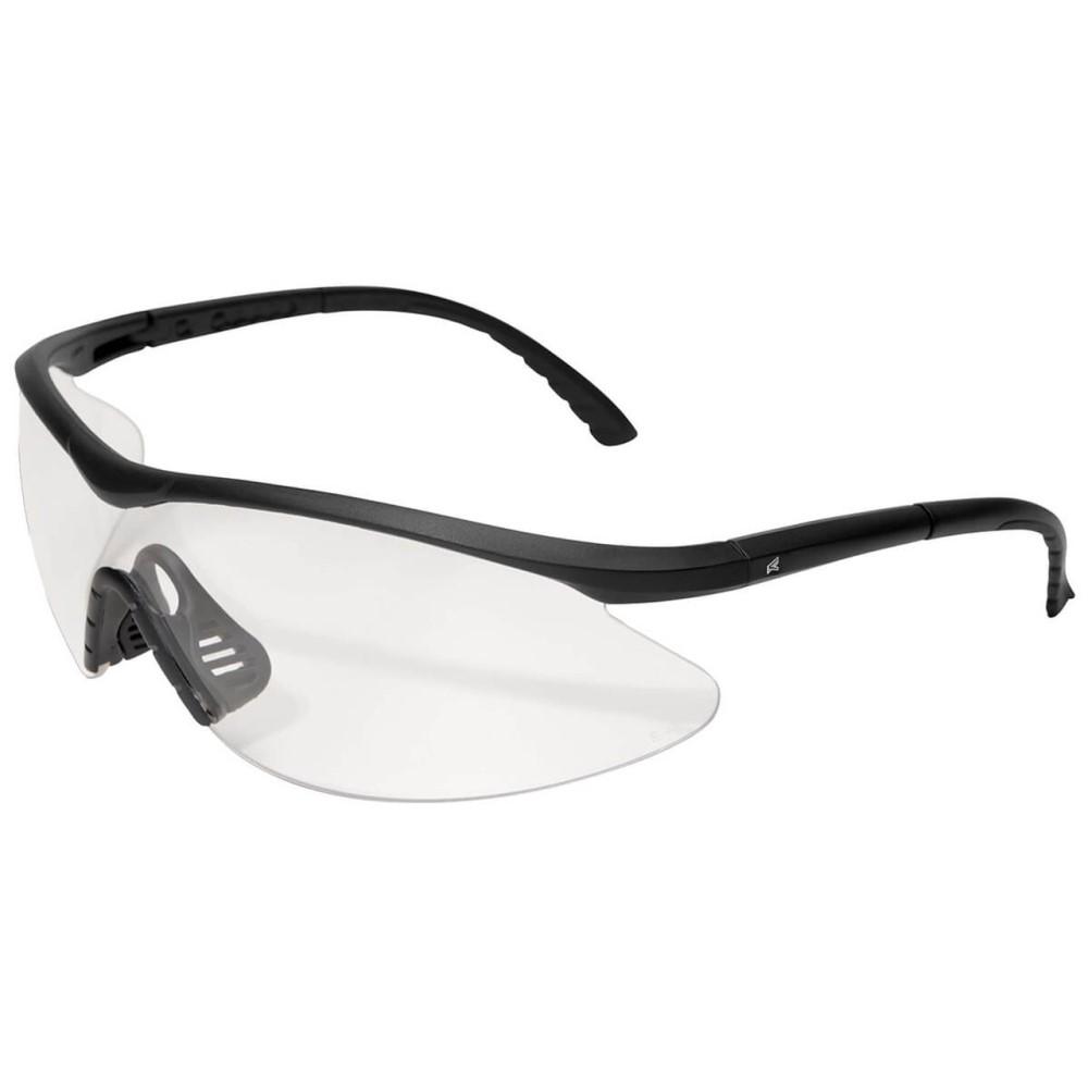 Edge Eyewear Fastlink Shooting Glasses Black Frame with Clear G15 Vapor Shield Lens - Edge Eyewear