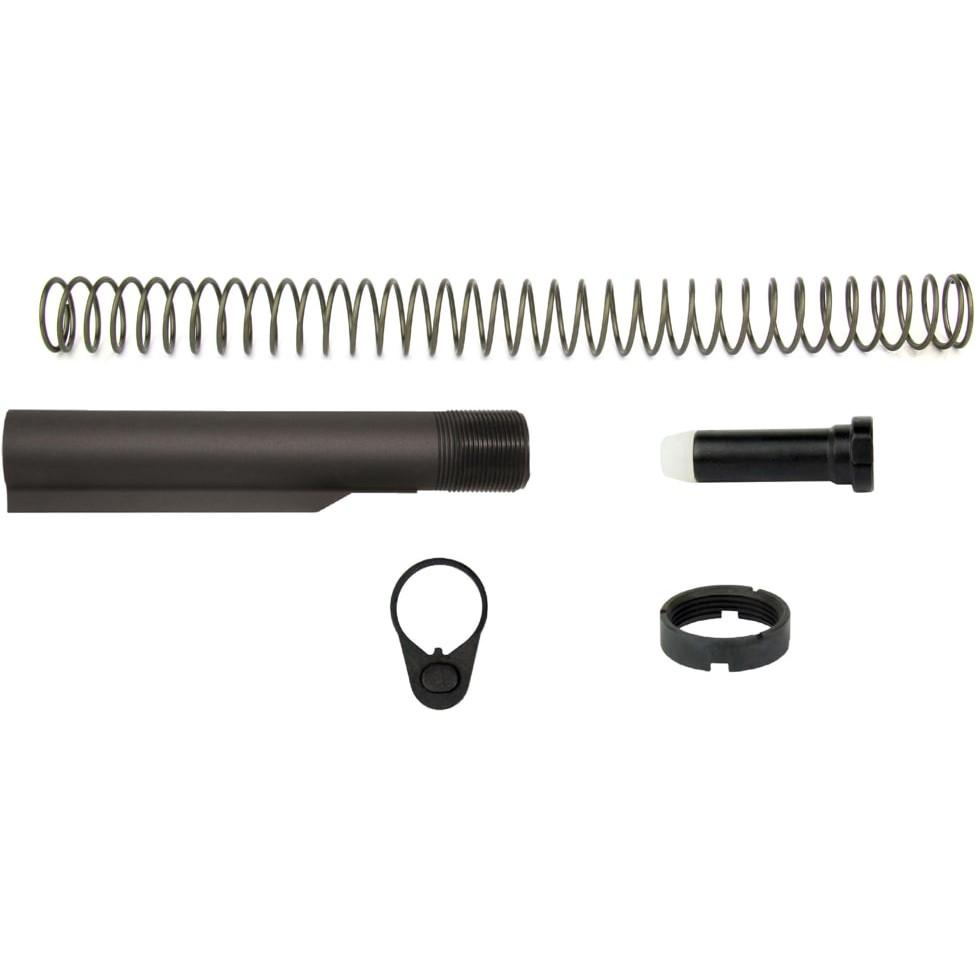 TacFire AR-10 Carbine Buffer Tube Kit / Reg End Plate - TacFire