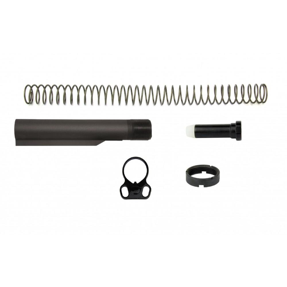 TacFire AR-10 Carbine Buffer Tube Kit with Ambi Dual Loop Sling Adapter - TacFire