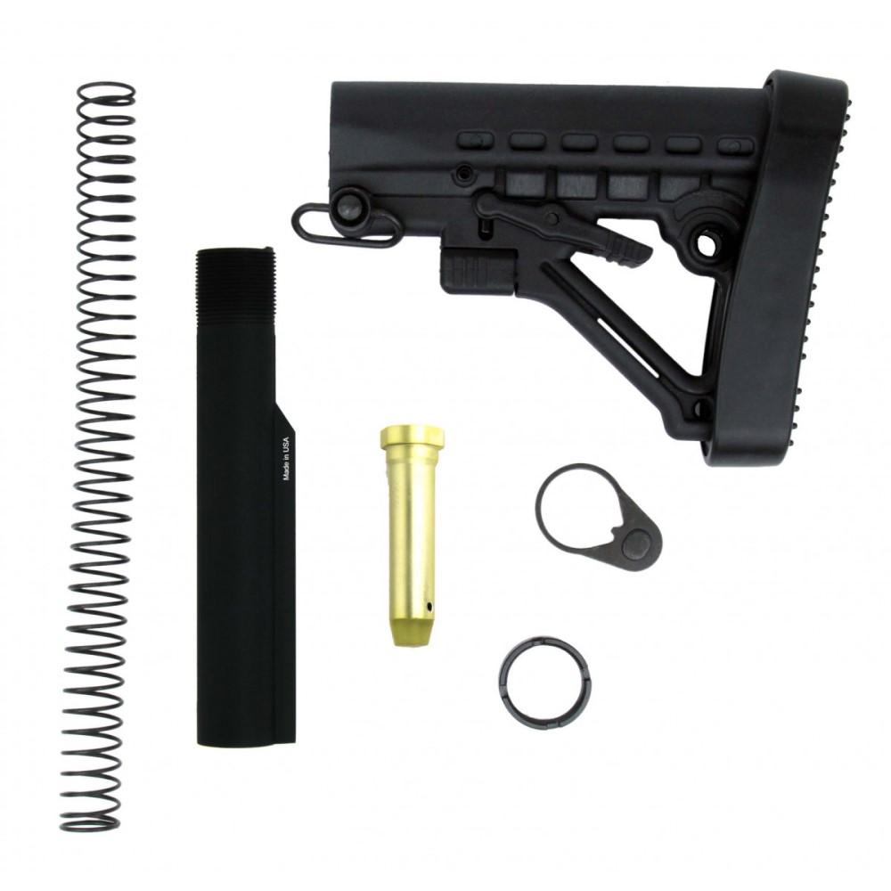 Tacfire AR-15 Mil Spec Buffer Tube Kit with QD Attachments - TacFire