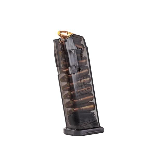 Elite Tactical Systems Carbon Smoke Handgun Magazine for Glock 19 9mm Luger 15/rd - Elite Tactical Systems