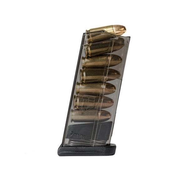 Elite Tactical Systems Smoke Series Glock 43 Handgun Magazine 9mm 7/rd Smoke - Elite Tactical Systems