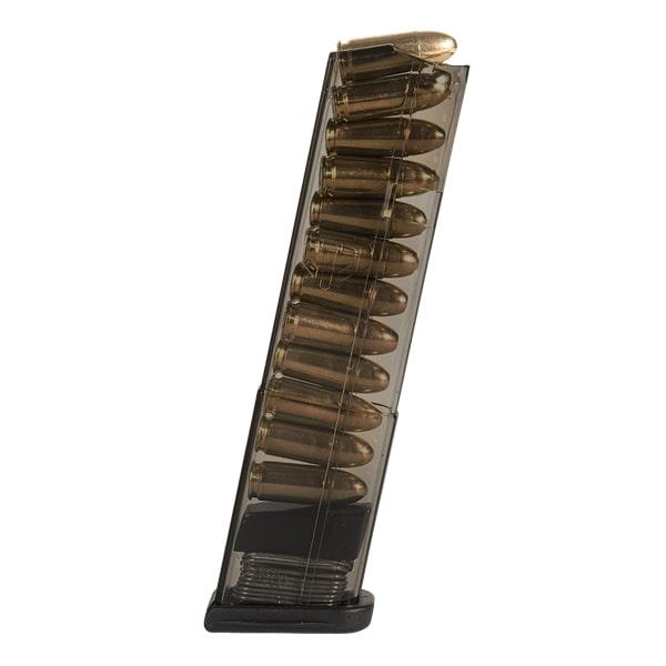 Elite Tactical Systems Carbon Smoke Handgun Magazine for Glock 43 9mm Luger 12/rd - Elite Tactical Systems