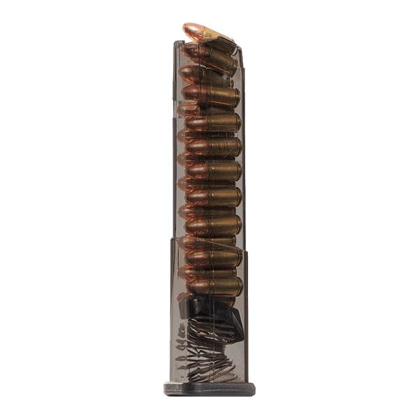 Elite Tactical Systems Carbon Smoke Handgun Magazine for Glock 43x/48 9mm Luger 19/rd - Elite Tactical Systems