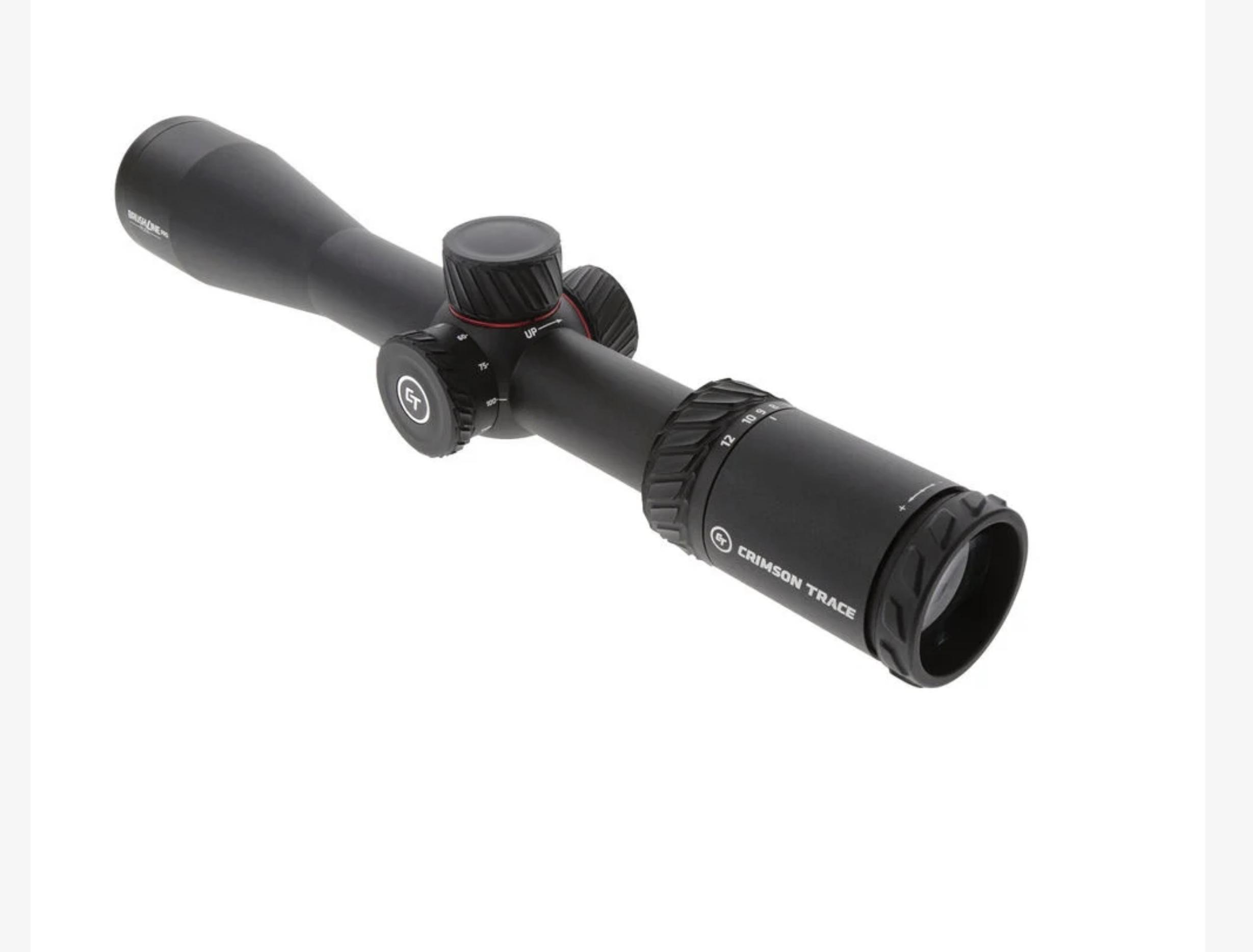 Crimson Trace Brushline Pro Rifle Scope - 3-12x42mm 30mm Plex - Crimson Trace