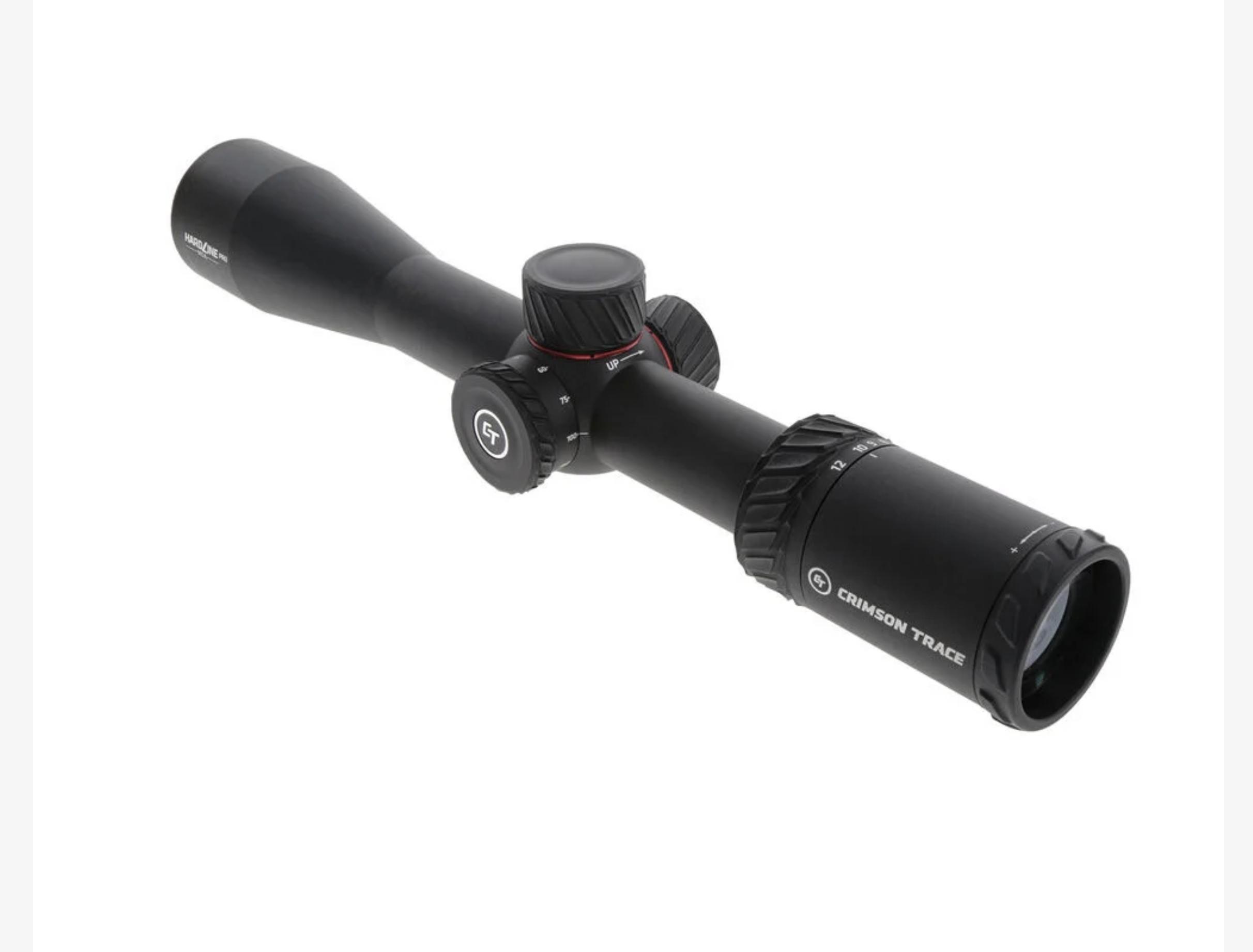 Crimson Trace Hardline Pro Rifle Scope - 3-12x42mm 30mm SFP MR1-MOA - Crimson Trace