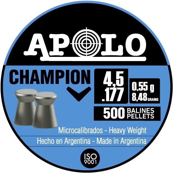 Hatsan Apolo Champion Air Rifle Pellets 177 Cal 8.48 gr 500/ct - Hatsan USA