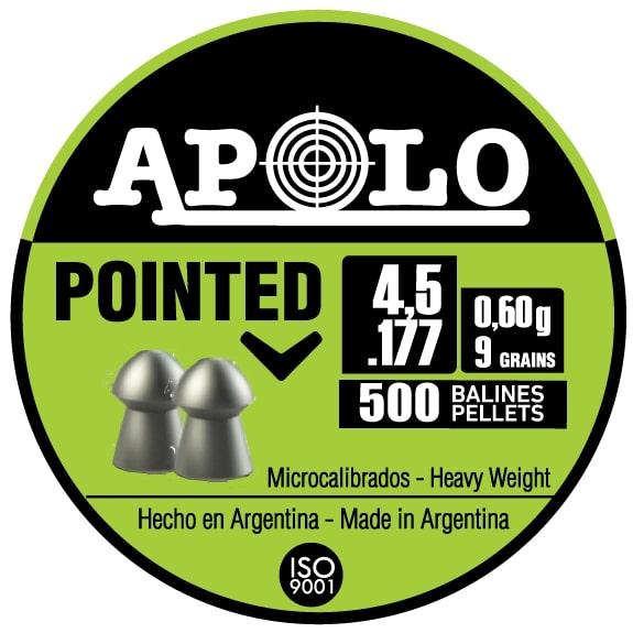 Hatsan Apolo Pointed Air Rifle Pellets 177 Cal 9 gr 500/ct - Hatsan USA