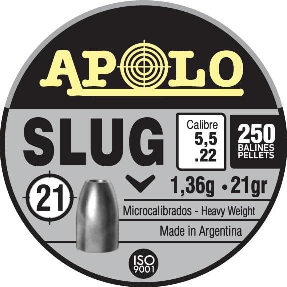 Hatsan Apolo Slug Air Rifle Pellets 22 Cal 21 gr 250/ct - Hatsan USA