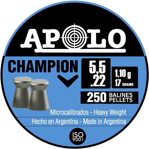 Hatsan Apolo Champion Air Rifle Pellets 22 Cal 17 gr 250/ct - Hatsan USA