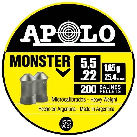 Hatsan Apolo Monster Air Rifle Pellets 22 Cal 25.4 gr 200/ct - Hatsan USA