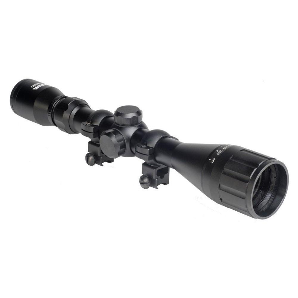 Hatsan Optima AO 3-9x40 Airgun Scope SFP Mil-Dot Reticle Black - Hatsan USA