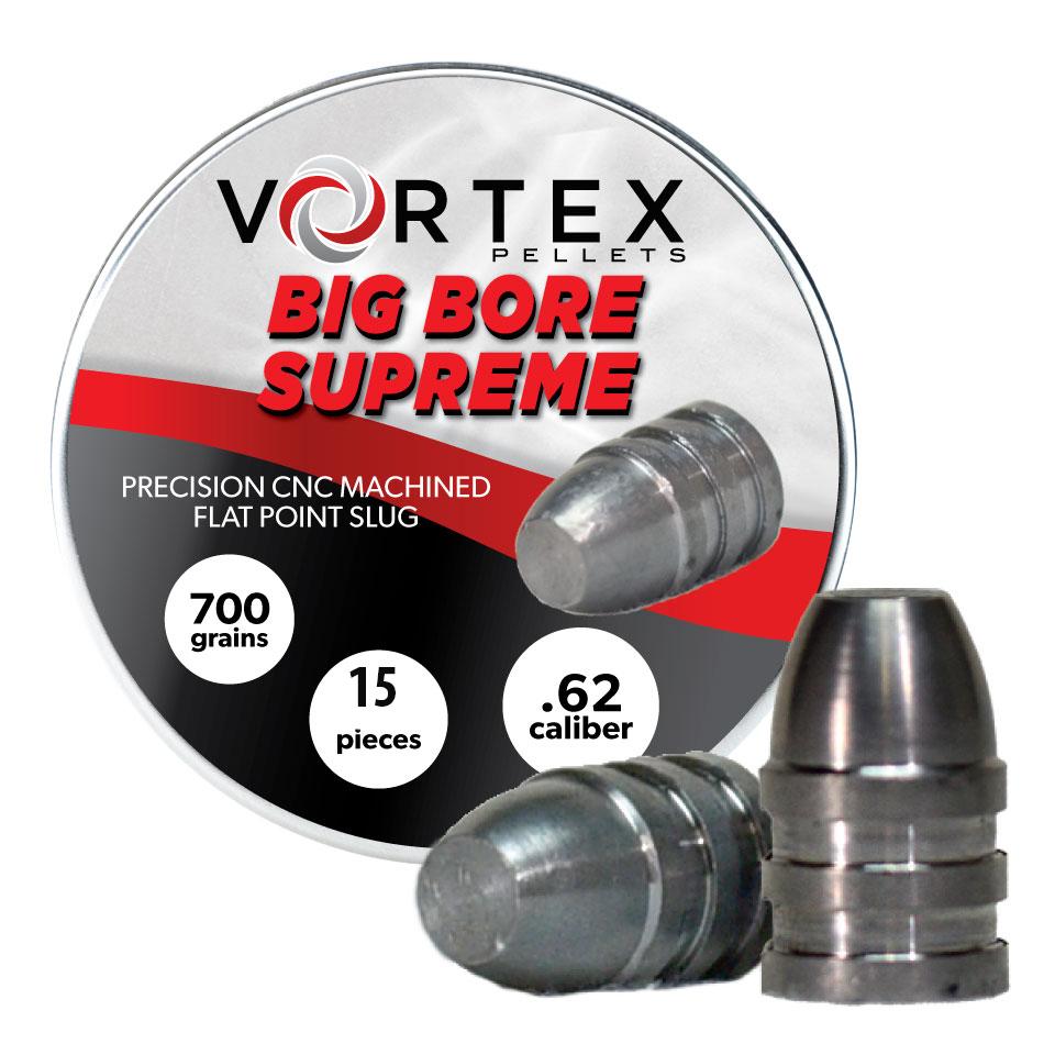 Vortex Big Bore Supreme Air Rifle Pellets .62 cal 700 gr 15/ct - Hatsan USA