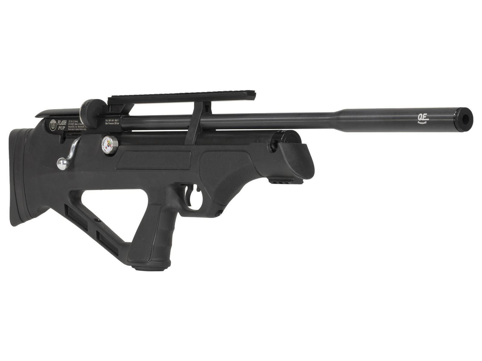 Hatsan FlashPup Syn .25 Cal QE Adv Poly Bullpup Air Rifle - 2 mags/Single-Shot Tray 900 fps - Hatsan USA