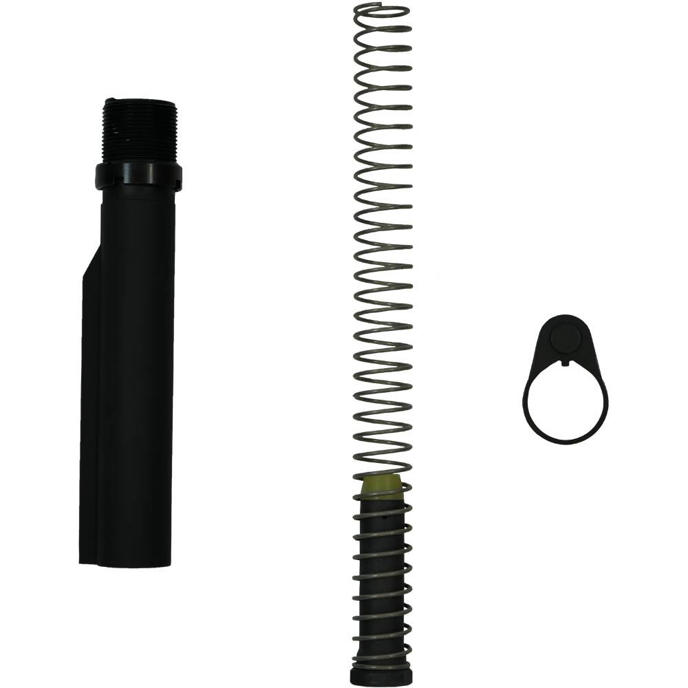 Alex Pro Firearms Mil Spec Buffer Tube Assembly Black - Alex Pro Firearms