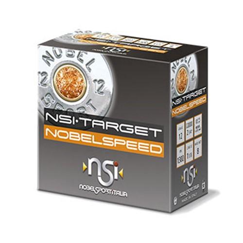 Noble NSI Target Nobel Speed Shotshell 12 ga 2-3/4" 1-1/8 oz 1300 fps #8 25/ct - NobelSport