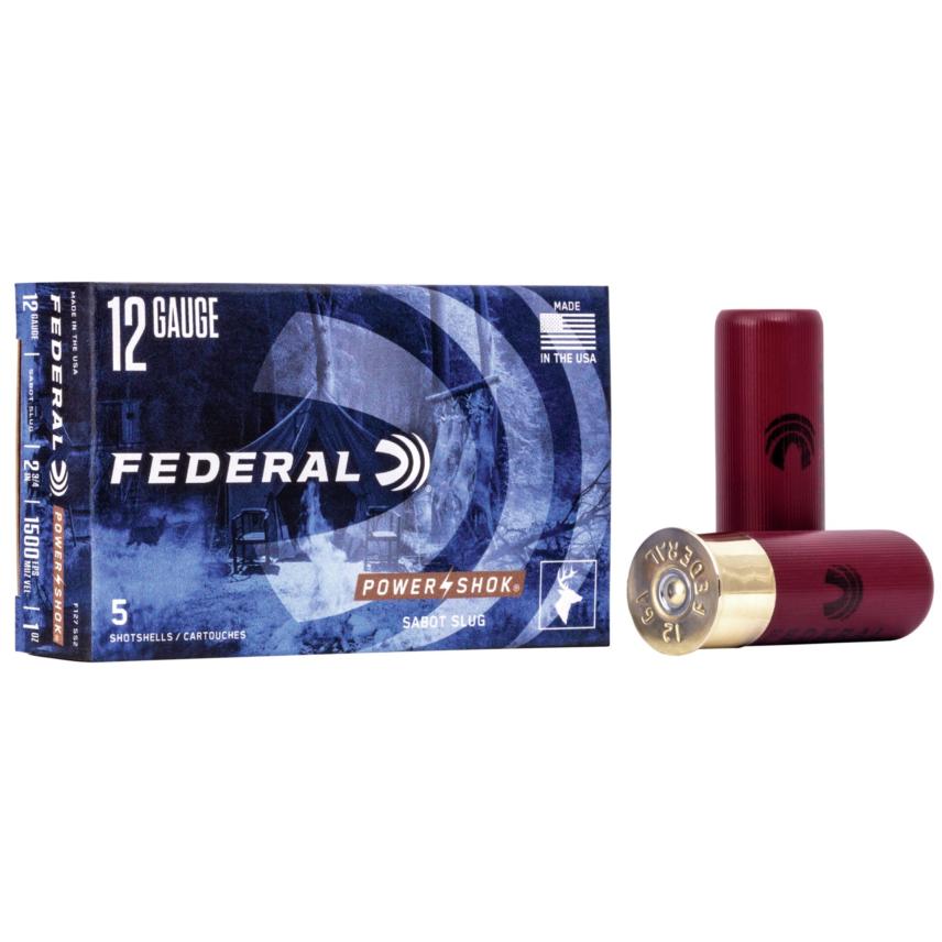 Federal Power-Shok Sabot Slug 12 ga 2 3/4