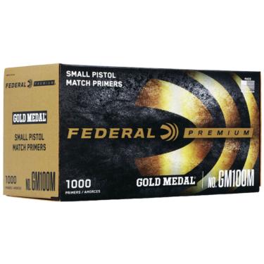 Federal Gold Medal Small Pistol Primer 1000/ct