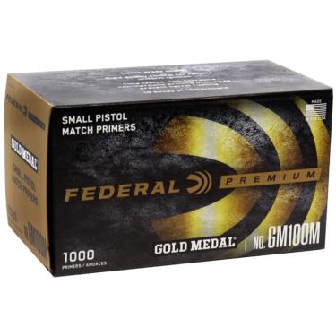 Federal Gold Medal Small Pistol Primer 1000/ct