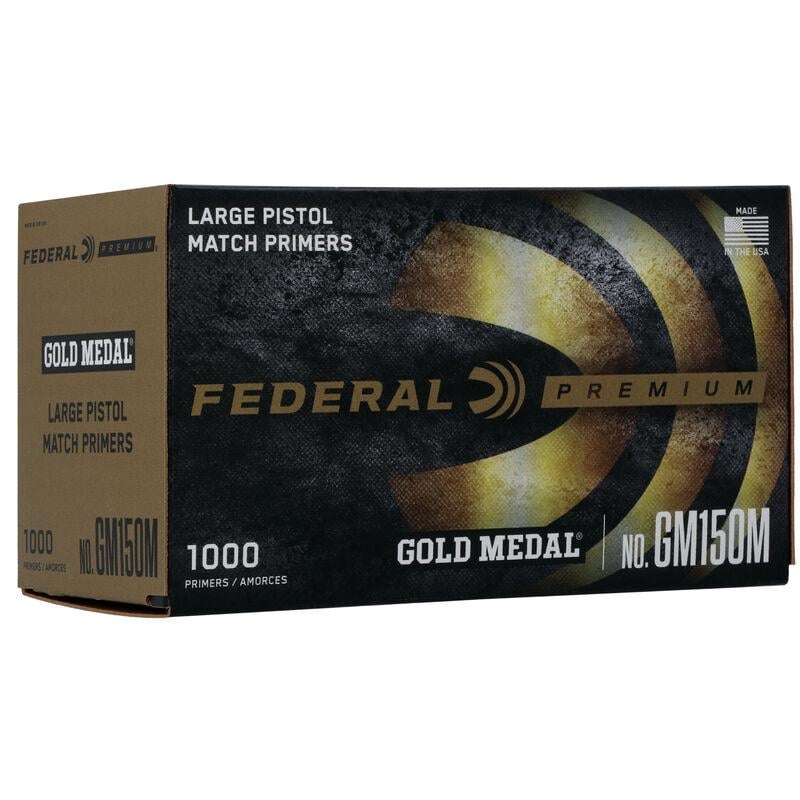 Federal Gold Medal Centerfire Large Pistol Match Primer 1000/ct - Federal