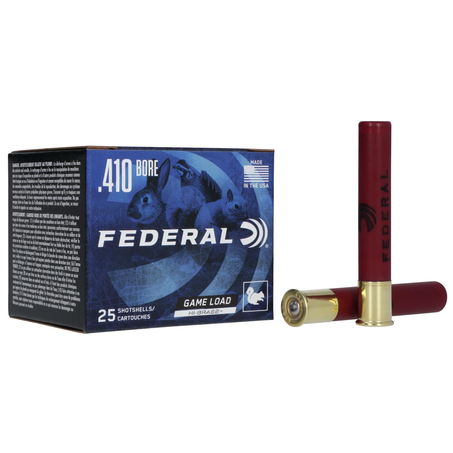 Federal Game-Shok Upland Game - Hi Brass Load - .410ga 3" 11/16oz. #5-Shot 25/Box - Federal