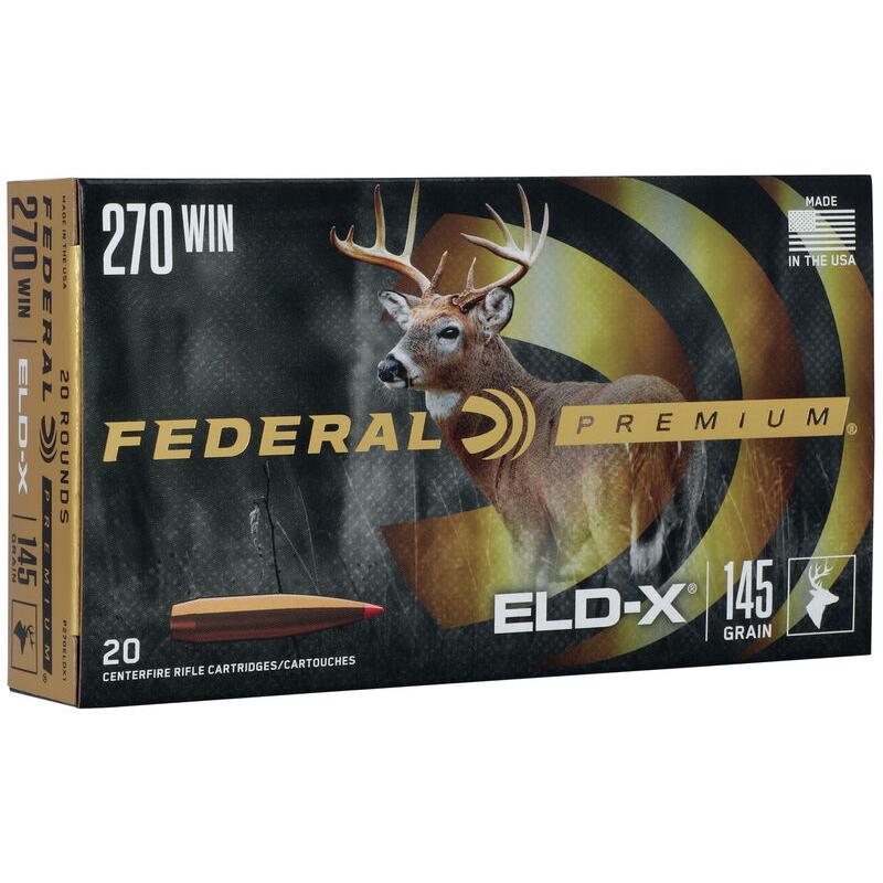 Federal Premium ELD-X Rifle Ammunition .300 WSM 200gr PT 2820 fps 20/ct - Federal