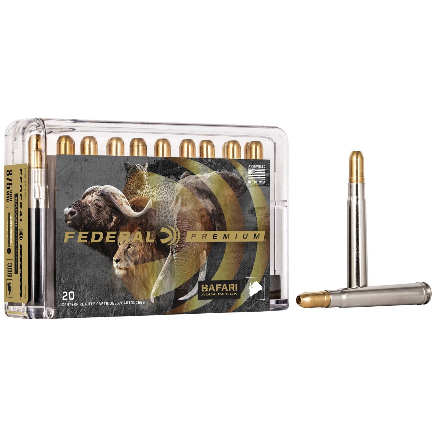 Federal Premium Cape-Shok Rifle Ammunition .375 H&H 300 gr TBSS 2440 fps - 20/ct - Federal