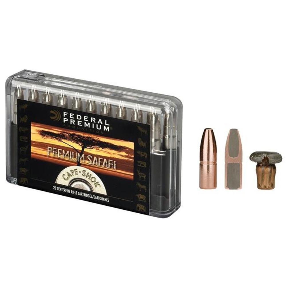 Federal Premium Cape-Shok Rifle Ammunition 9.3x62mm 286 gr SAF 2360 fps - 20/ct - Federal