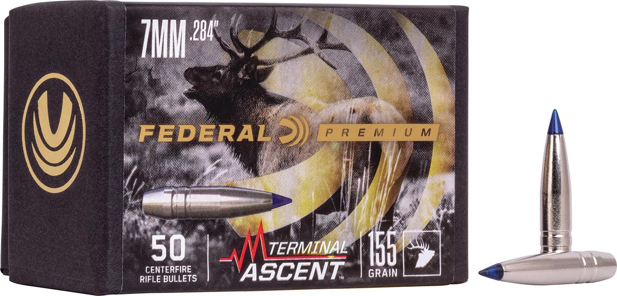 FEDERAL .284 CALIBER 155GR TERMINAL ASCENT COMP BULLET 50RD - Federal