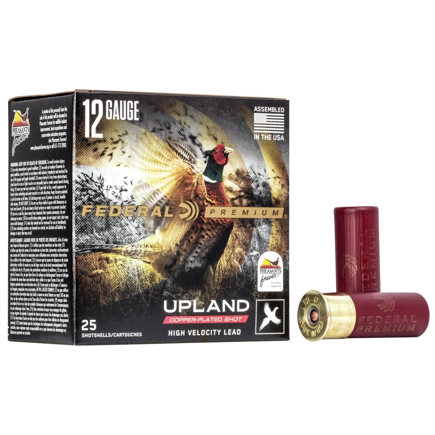 Federal Premium Wing-Shok Pheasants Forever High Velocity - 12ga 2-3/4" 1-1/4oz. #5-Shot 25/Box - Federal