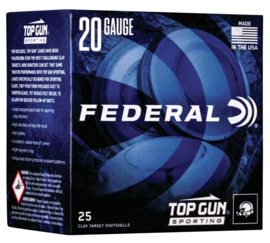 Federal Top Gun Sporting Shotshells 20ga 2-3/4