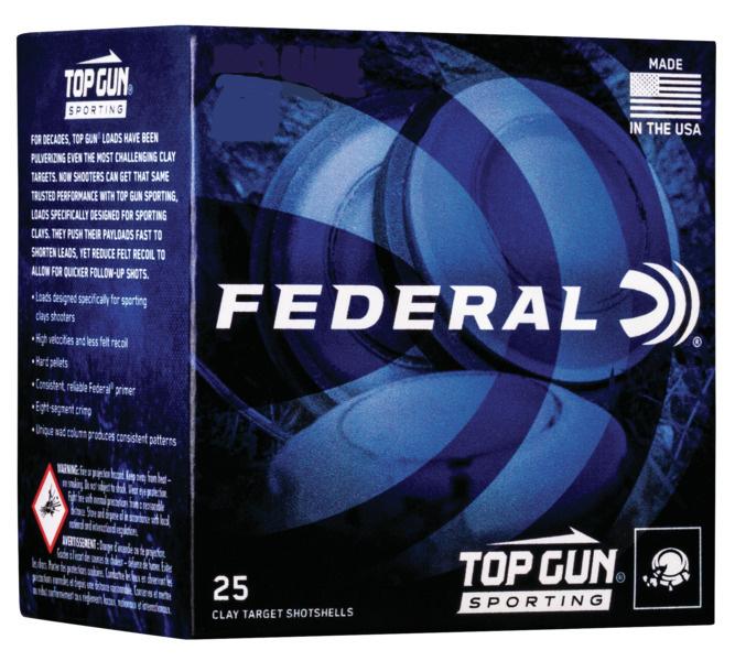 Federal Top Gun Sporting Shotshells .410 2-1/2" 1/2 oz 1330 fps #8 25/ct - Federal