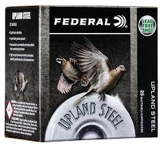 FEDERAL FIELD & RANGE STEEL 410GA 3" 3/8OZ 6 UPLAND STEEL AMMO 25RD - Federal